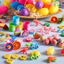 JOYIN 100Pcs Prefilled Easter Eggs with Assorted Toys, Prefilled Easter Eggs with Toys, Easter Basket Stuffers for Kids, Easter Egg Hunt, Toddler Easter Basket Stuffers