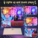 3D Pop-Up Birthday Card with Music & Light Presidents Voice Funny Greeting, Happy Birthday Song & Blow-Out Candle Effect Unique Gift for Him & Her