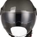 ORIGINE 3/4 Open Face Motorcycle Helmet Scooter Helmet Jet Helmet with Double Visor DOT Approved Large