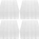 EXCEART Marker Pen Holders Desk Stand Organizer 4Pcs Plastic Storage Box Base for Office School Art Supplies Pencil Caddy for Workspace