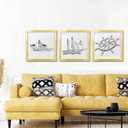 LaVie Home 20 x 20 Picture Frame, Square Poster Frame with High Definition Plexiglass, Horizontal or Vertical Wall Gallery Poster Frames Suitable for Photos, Artworks, Posters,Puzzle, Gold 1pc