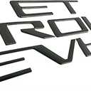Tailgate Inserts Letters Compatible for 2019-2025 Sverado, 3D Raised & Strong Adhesive Decals Letters (Matte Black)