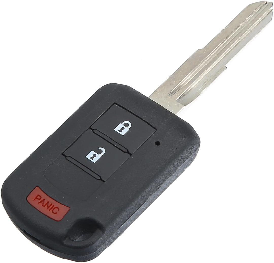 ACROPIX 315 MHz 3 Buttons Keyless Entry Remote Key Fob Fit for Mitsubishi Outlander 2016-2019 OUCJ166N - Pack of 1 Black