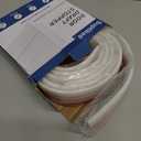 Suptikes 2 Pack Door Draft Stopper，Door Sweep for Exterior & Interior Doors, Door Bottom Seal Dust and Noise Insulation Weather Stripping Draft Guard Insulator, 1.8" W x 37" L, White