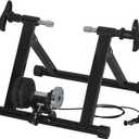 FDW Magnetic Bike Trainer Stand for Indoor Riding, Steel Bicycle Exercise Training Stand with Noise Reduction Wheel,Stationary Bike Resistance Trainer for Road & Mountain Bikes