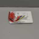 Smart Light Switch, WiFi Smart Double Switch Button, Compatible with Alexa and Google Home, Remote Control with Timing Funtion, No Hub Required,Smart Life APP Provides Control from Anywhere (2 Ways in 1 Gang)