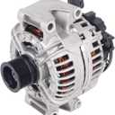 KUSATEC 11215N New Alternator Compatible with 2005-2011 Mercedes-Benz C230 C250 C280 C300 C350 CLK350 E350 SLK280 SLK300 SLK350 2.5L 3.0L 3.5L V6; 12V 150A CW OE 0124525054