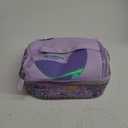 NOHOO Kids Insulated Lunch Bag Small Cute Reusable Purple Mermaid Princess Food Box Bag for Girls Toddler Preppy School Kindergarten Daycare Use