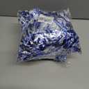 2 x 33FT Christmas Garland, Blue and Silver Tinsel Garland Shiny Hanging Garland for Home Tree Door Mantle Indoor Outdoor Holiday Xmas Party Decor