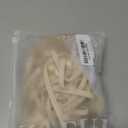 ZAFUL Women's Colorblock Stripes Triangle Halter Tied Cheeky Thong Bikini Set High Cut Two Piece Bathing Suit (2-Beige, S)