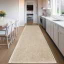 Bathroom Runner Rugs, Thin Absorbent Non-Slip Bath Mat, Quick Dry Low Pile Mats for Bathroom Floor Front of Bathtub,Shower Room,Sink,24"72",Light Coffee