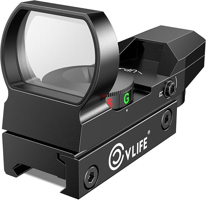 Magazine and CVLIFE 1X22X33 Red Green Dot Gun Sight Scope Reflex Sight with 20mm Rail