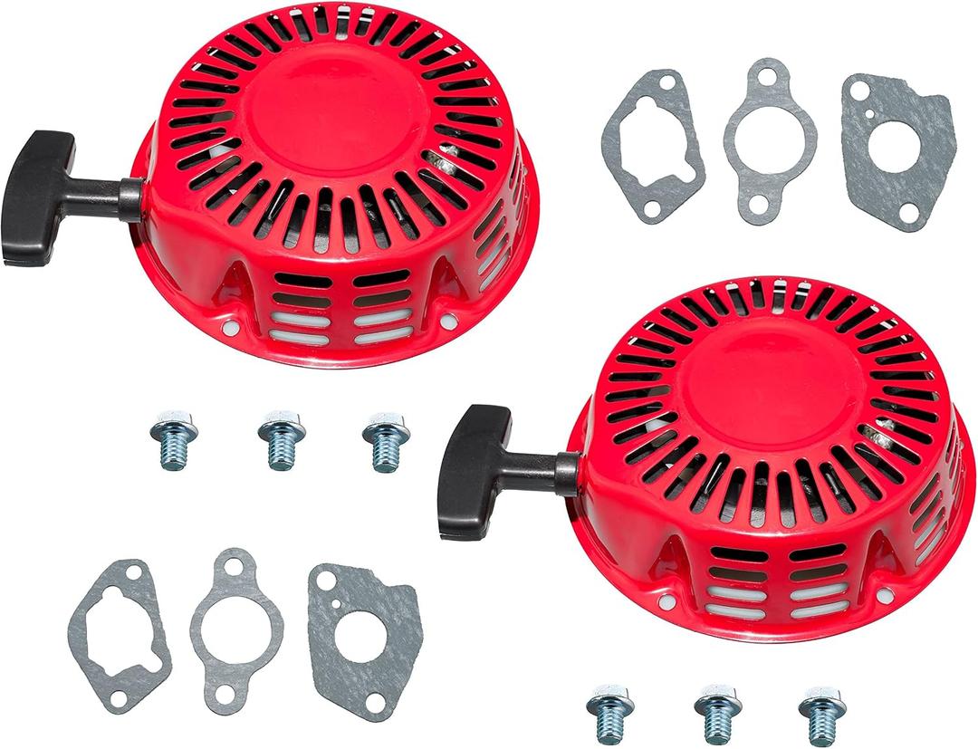 Ruma 2 Pack Pull Start Recoil Starter Assembly for Honda GX240 GX270 8HP 9HP Engine