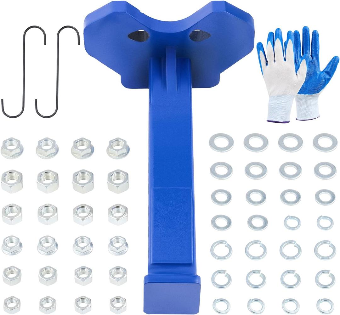 Orion Motor Tech Wheel Hub Removal Tool Kit, Universal Wheel Hub Shocker Compatible with 5 6 and 8 Lug Hubs, Wheel Hub Buster Tool with Nuts and Hooks