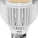 SANSI 350W Equivalent A19 LED Light Bulb, 5500 Lumens Bright Light Bulb, Non-Dimmable E26 3000K Warm White LED Bulb, 22.5 Years Lifetime 40W Power Energy Saving Bulb for Home Workspace Classroom