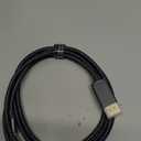 Warrky USB C to DisplayPort Cable 8K 60Hz [Gold-Plated Plug, Metal Case] 4K 240Hz, 2K 360Hz Type-C to Display Port 1.4 Cord, Thunderbolt 5/4/3 Compatible with MacBook Pro/Air, iPhone 17, iPad, Galaxy (6ft, Grey)