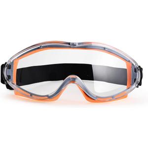 PACIFIC PPE Wide-Vision Safety Glasses, Eyewear with Anti-Fog and Anti-Scratch Wraparound Lenses, Adjustable Strap, Ideal for Chemistry Lab, Woodworking, Industry