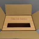 Extra Large Bag Organizer, Garbage Bag Roll Holder Under Sink, Bamboo Wall Mounted Kitchen Bag Holder, Bamboo Wood Garbage Bag Dispenser