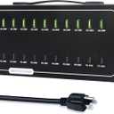 580W USB Charging Station, 20 Port Fast Charging Station for Multiple Devices, Dual PD 45W USB C Charger Block, Smart Power Delivery & Multi Protection for Laptop MacBook iPhone, iPad, Tablet