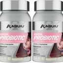 Vaginal Probiotics for Women Vag Health Womens Probiotic for PH Balance Vaginal Odor, Prebiotics Lactobacillus Probiotic Blend Supplement, Cranberry Flavour, 120 Capsules / 2 Packs