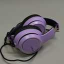 LORELEI X8 Over-Ear Wired Headphones with Microphone with 1.45m-Tangle-Free Nylon Line&3.5mm Plug,Lightweight Foldable & Portable Headphones for Smartphone,Tablet,Computer,Mp3/4(Dark Purple)