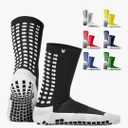 Lux Dual Grip Socks - Soccer Grip Socks for Men and Women. GripArray Performance & Comfort