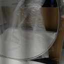 Fabuday Silver Round Mirror for Wall 26 inch - Circle Mirror for Bathroom, Entryway, Living Room, Hallway, Vanity Decor, Big Metal Frame Mirrors