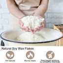 Candle Making Kits for Adults,Beginner,Kids, Soy Wax, Making Supplies Include 5 LB Soy Wax Flakes, 100 Candle Wick, Centering Devices, Melting Pot