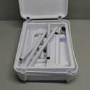 Calmootey 3-Tier Rolling Utility Cart with Drawer,Multifunctional Storage Organizer with Plastic Shelf & Metal Wheels,Storage Cart for Kitchen,Bathroom,Living Room,Office,White