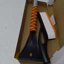 EcoNour 27" Aluminum Snow Brush with Ice Scrapers for Car Windshield and Window | Car Snow Scraper and Brush with Ergonomic Foam Grip Winter Accessories (Orange)