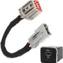 for RAM Media Hub Harness, Classic USB Media Hub and Conversion Harness for 2013-2017 Ram Truck Models Upgraded to Support CarPlay(Not Compatible with Factory-Installed RA1-RA4 Radio Systems)