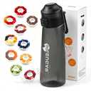 FLRWDJL Air Scent Water Bottle With 10 Flavour Pods Tritan Scented Water Cup 700ML BPA Free Water Bottles for Men Woman Sports School Gym Hiking Travelling