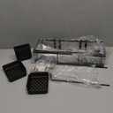 Shower Caddy Hanging, Rustproof Shower Shelves - No Drilling Inside Bath, Extended Length Shower Organizer with Soap Holder; Toothbrush Holder, Black (2 Tier)