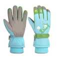 Gilotop Children Ski Gloves Kids Waterproof Winter Outdoor Snowboard Warm Gloves for Boys Girls 

S (7-10)