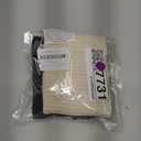 Knit Headwraps, 2 Pack Wide Ear Warmer Headbands, Non-slip Thick Winter Headbands for Women (Black and White)