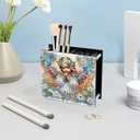 Diamond Painting Brush Holder 13x11cm Angel Pencil Holder Rangement Bureau Pot ?Crayon Arts and Crafts for Adults Porte-Stylo Multifonctionne Gemstone Pen Holder Desk Pencil Storage