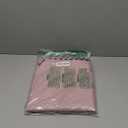 Navhao Solid Thicken Bunk Blackout Bed Curtains Cloth Privacy Bed Canopy (Pink, 45.3" W x 78.7" L (Pack of 2))