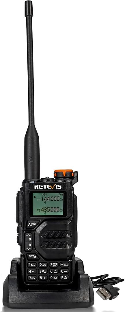 Retevis RA79 (Upgrade for UV 5R 3rd) Ham Radio, Dual Band Two Way Radio, Support Chirp, NOAA, Portable Handheld AM/FM Radio, Emergency Walkie Talkies with USB-C Charging for Beginner, Survival