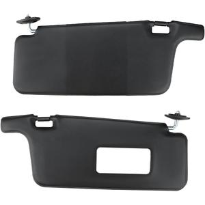 INTGET 2PCS Black Sun Visor for 1996-2000 Honda Civic Accessories 1997 1998 1999 Plastic Interior Sunvisor Replacement for Honda Civic Accessories iES CX DX EX EXR HX LX Left & Right Side
