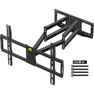 FORGING MOUNT Heavy Duty XXL Full Motion TV Wall Mount for 55-120 inch Extra Large TVs 98" 100",Holds 275 lbs, Max VESA 900x600, 42.9" Extension Long Arm TV Mount Swivel,Tilt,Preassembled,16-24 Studs