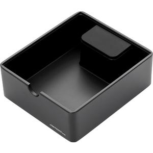 Normcore Compact Espresso Knock Box, Metal Coffee Knock Box, Heavy-Duty Knockbox, Anodized Aluminum, Espresso Accessories for Coffee Grounds, Black