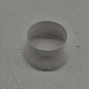 Vent Systems 4" to 5" Inch Pipe Reducer Adapter - Duct Connector Fitting for HVAC Ventilation Heating, Cooling, ABS Plastic PVC Pipe - Inline Duct Reducer - PVC Pipe Fittings - Ducting Converter