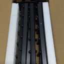 12-Pack 6 Ball Waterfall Slatwall Hooks, 12 Inch Slatwall Accessory with Faceout Hooks and Hangers, This Slat Wall Waterfall Hook Heavy Duty Accessories for Retail Organization(Black)