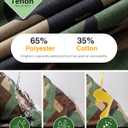 FREE SOLDIER Men's Tactical Pants Water Resistant Ripstop Cargo Work Lightweight EDC Hiking Pants with Multi Pockets(Camo 42W30L)