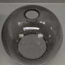 Light Grey Glass Pendant Lights Kitchen Island Globe Pendant Light Fixtures Modern Pendant Lighting for Bedroom Living Dining Room Light Fixture (9.84 in, 1 Pack)