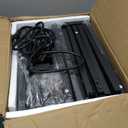 SUPERJARE 78.8 inch Narrow Console Table with Outlet, Sofa Tables, Behind Couch Table, Long Entryway Tables with Charging Station, for Living Room, Rustic Brown