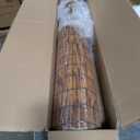 Barydat 1 Pcs 6 x 16.4 ft Reed Fence Roll, 85% Shade Bamboo Privacy Screen, Natural Decorative Reed Fencing for Outdoor Garden Backyard Patio Balcony