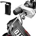 Upgraded Silver Motorcycle Lock for Helmet & Handlebar - Anti-Theft Grip Brake Lock for Moped Scooter - Heavy Duty Accessories