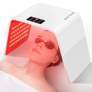 weyais Red-Light-Therapy, Red Light Therapy for Face, 7 Colors Facial Led Light Therapy Face Mask,SPA Equipment for Skincare at Home