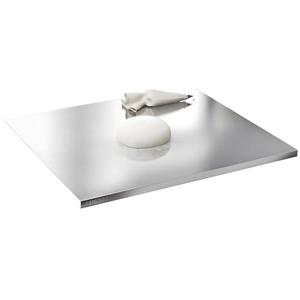 Stainless Steel Cutting Boards for Kitchen,304 Stainless Steel Chopping Boards with Lip and Non-slip silicone pad for Countertop Cutting Meats Fruits,Easy To Clean (15.7 * 19.6 * 0.06inch)